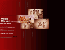 Tablet Screenshot of magicclickers.com